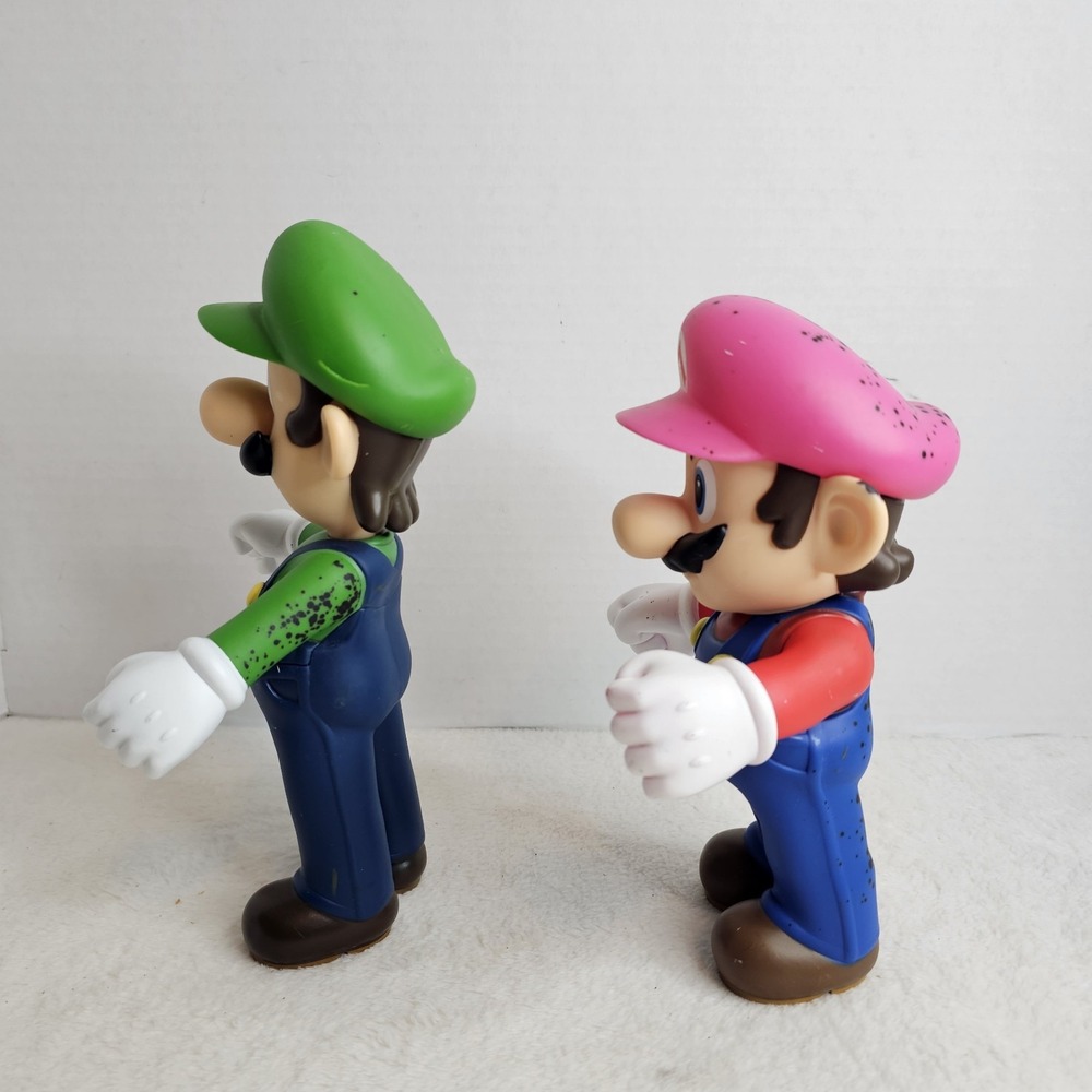 Nintendo Super Mario Luigi 9" Vinyl Figure Lot 2006 2007 Banpresto Official Vtg - Picture 3 of 8